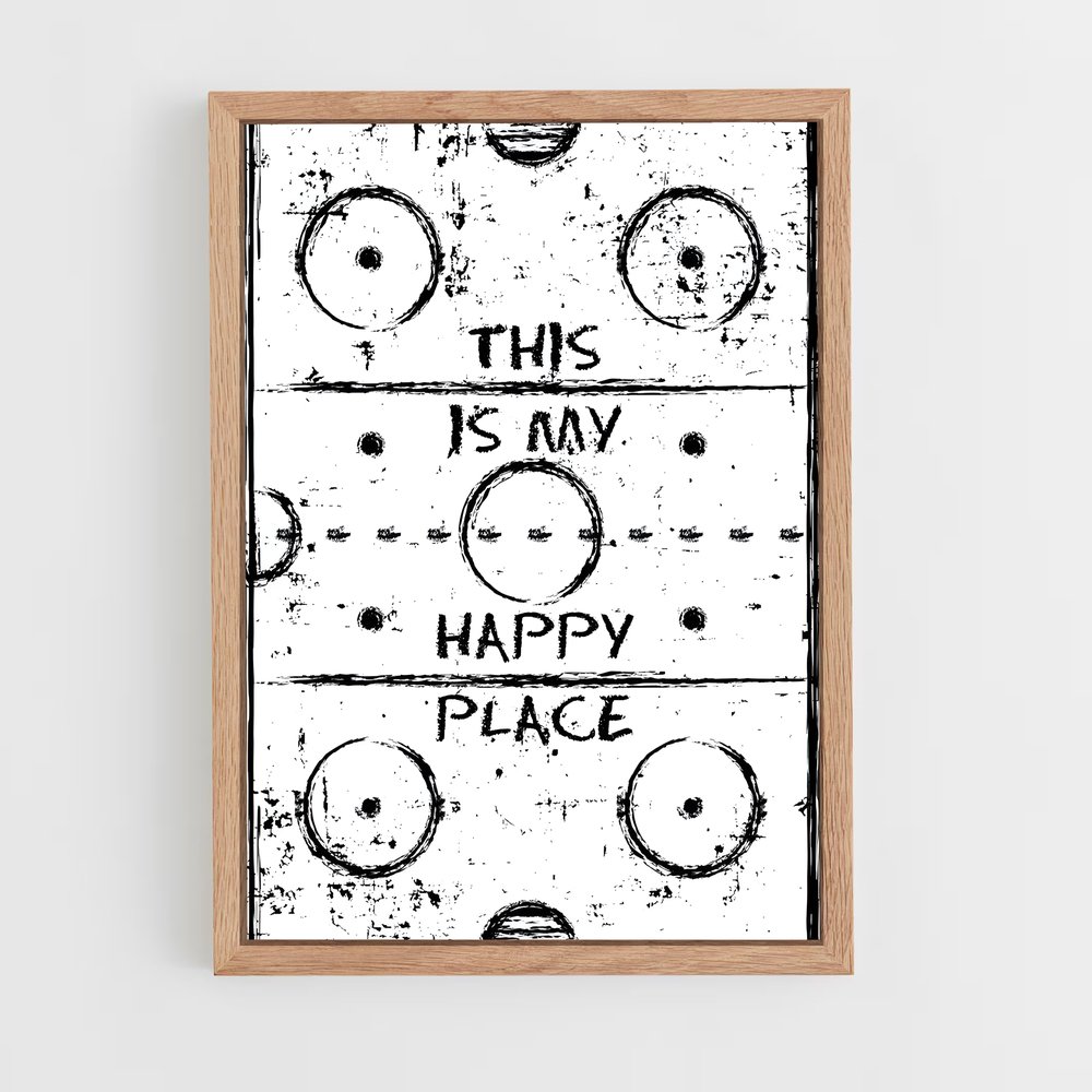 Poster Mon Havre de Glisse – affiche Hockey sur glace (vue 4)