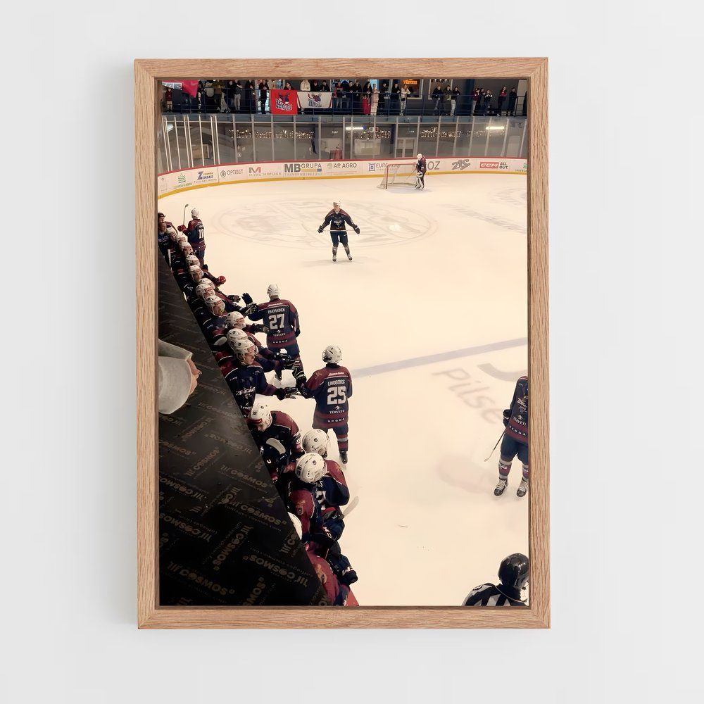 Poster La Glace Électrisante – affiche Hockey sur glace (vue 4)