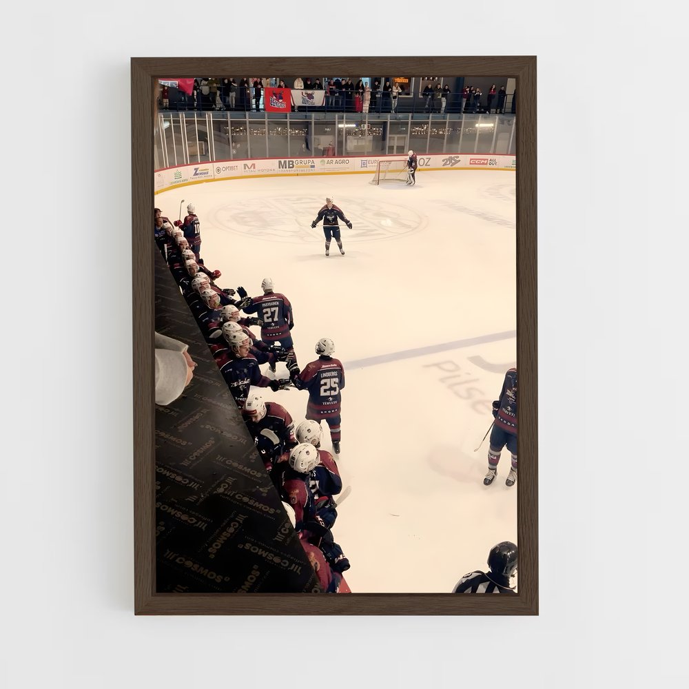 Poster La Glace Électrisante – affiche Hockey sur glace (vue 5)