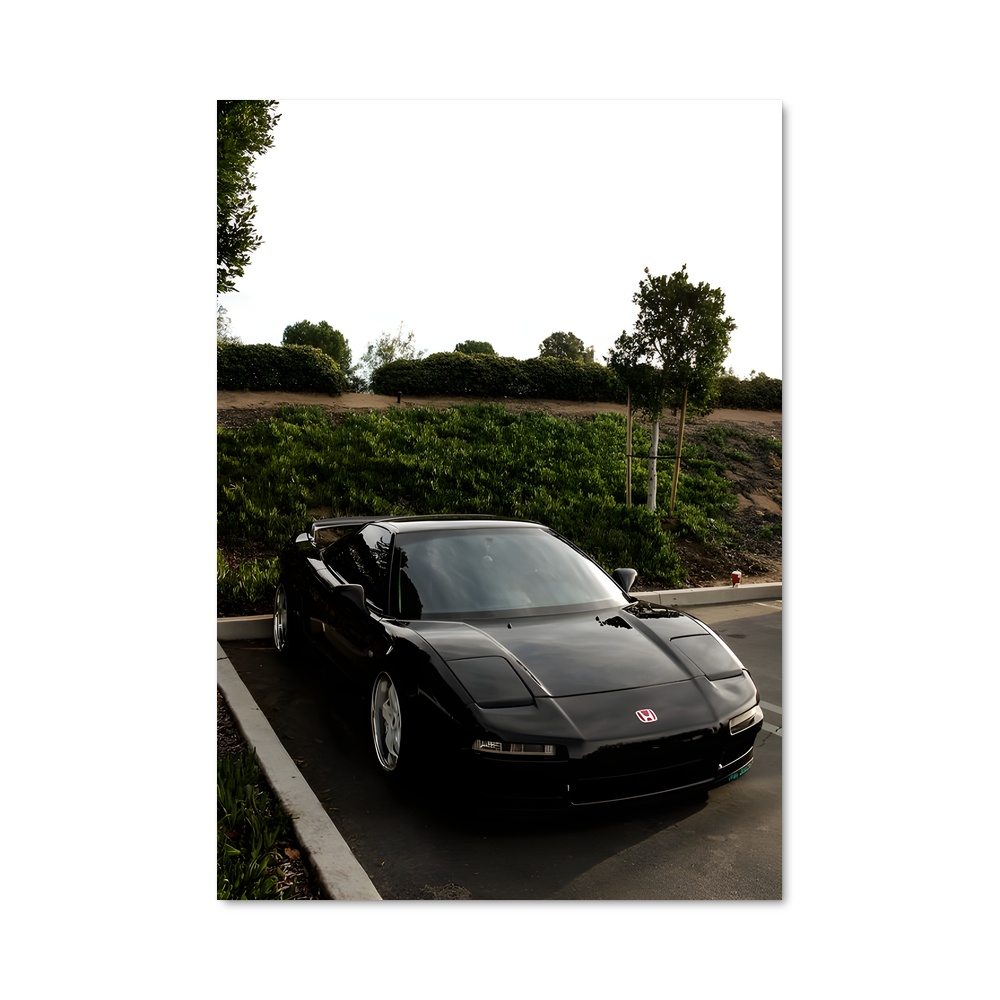 Poster Honda Noir