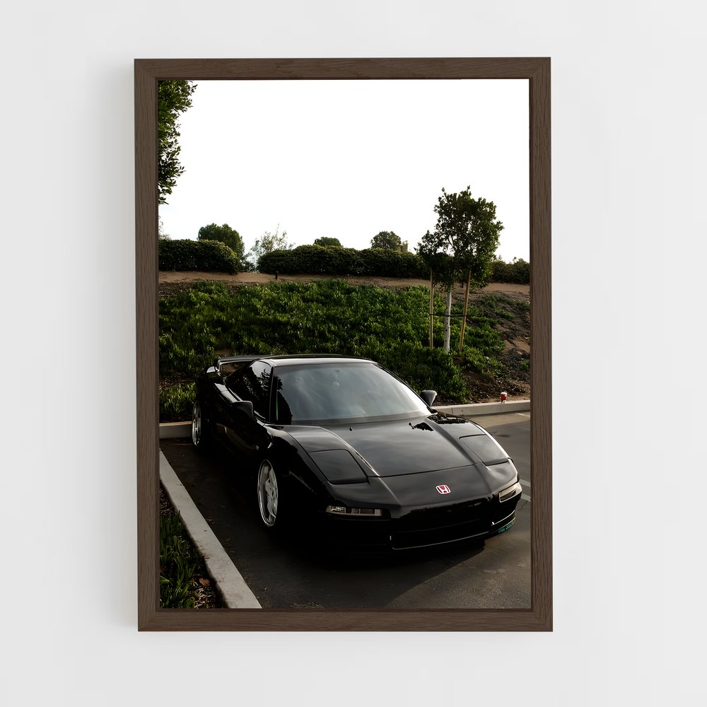 Poster Honda Noir (vue 5)