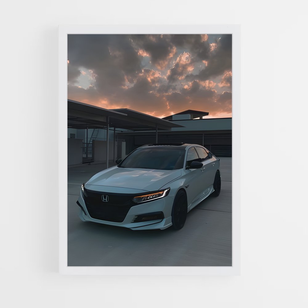 Poster Honda Civic 2023 (vue 3)