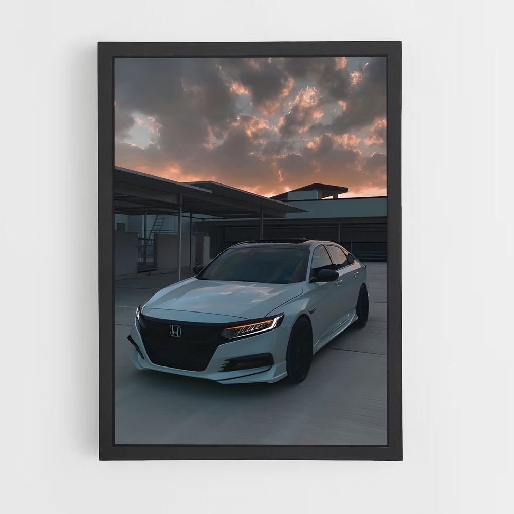 Poster Honda Civic 2023 (vue 2)