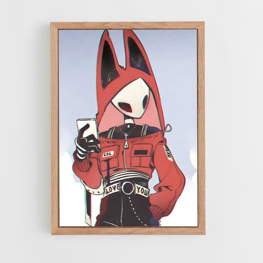 Poster Cartoony Commando – affiche Hollow Knight (vue 4)