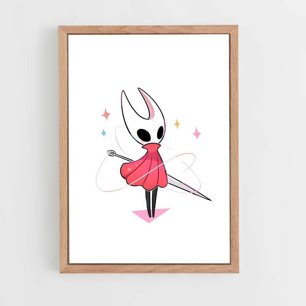 Poster Hornet danse – affiche Hollow Knight (vue 4)