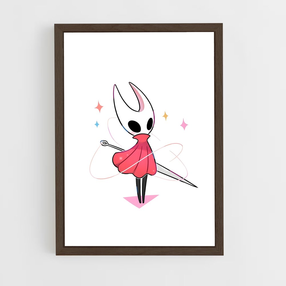 Poster Hornet danse – affiche Hollow Knight (vue 5)