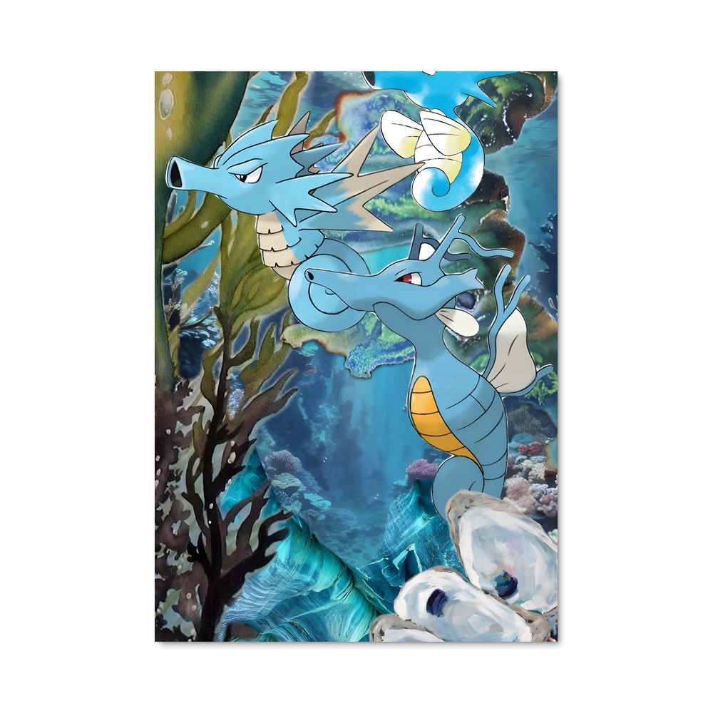 Poster Horsea Mystique – affiche Pokemon