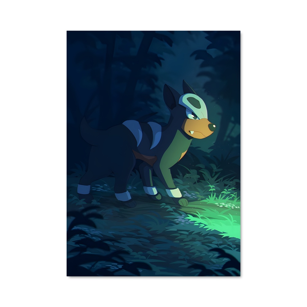 Poster Chien des Bois – affiche Pokemon