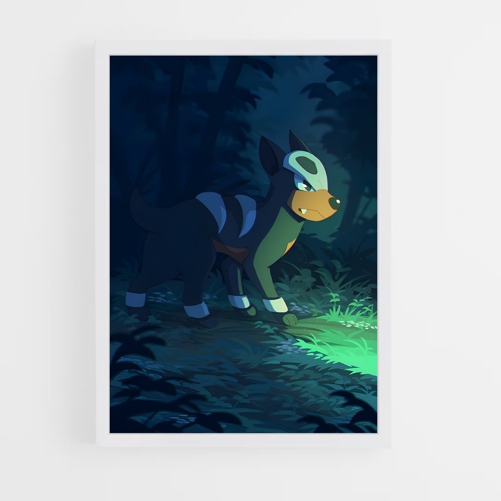 Poster Chien des Bois – affiche Pokemon (vue 3)