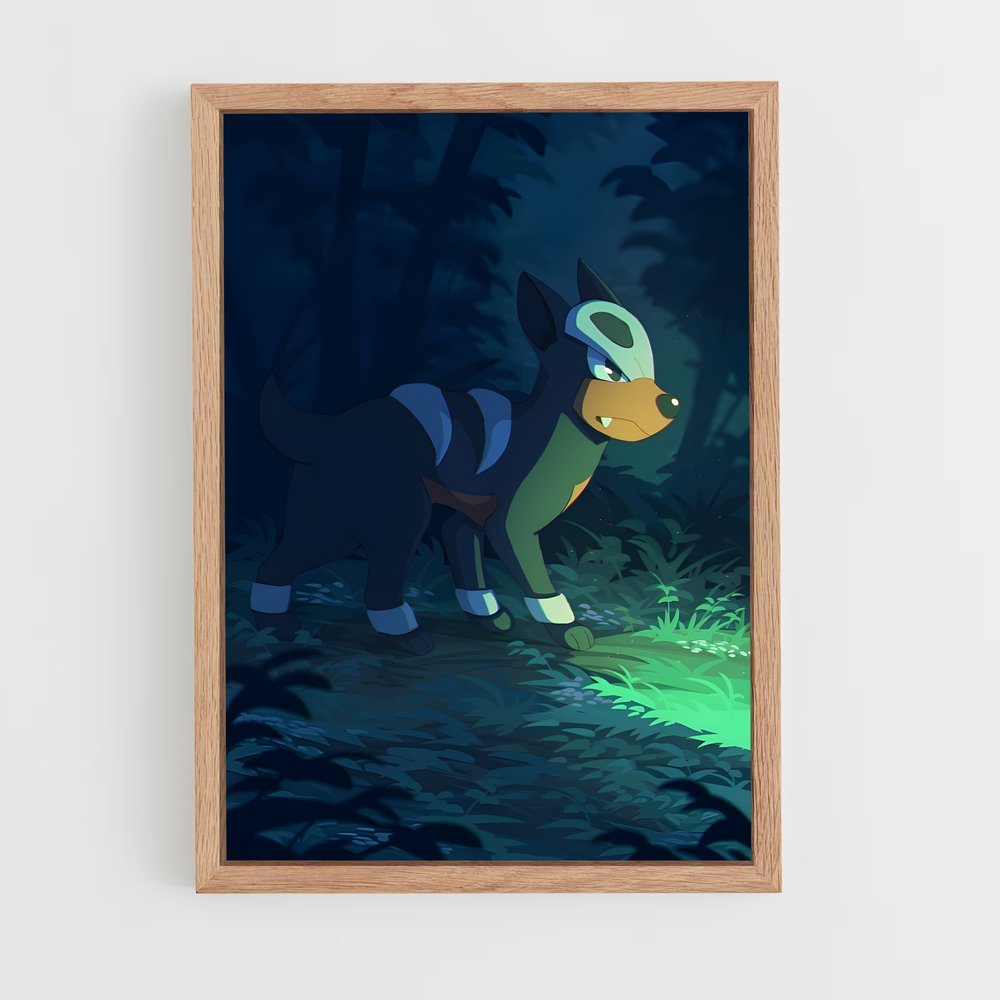 Poster Chien des Bois – affiche Pokemon (vue 4)