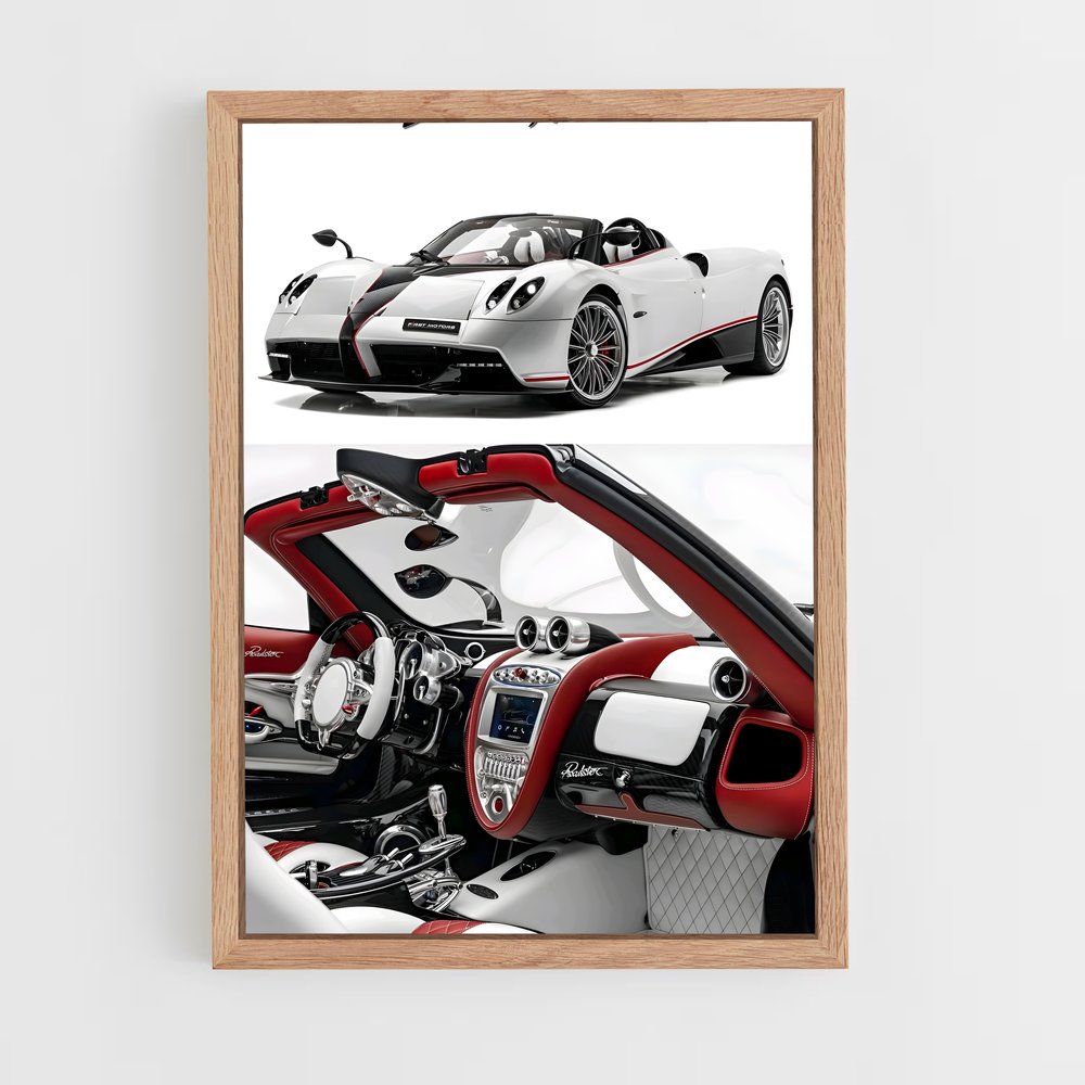 Poster Hyperdrive Huayra – affiche Pagani (vue 4)