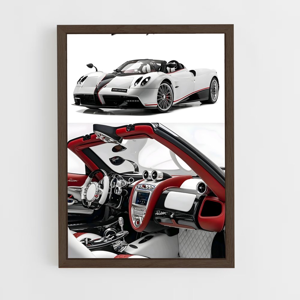 Poster Hyperdrive Huayra – affiche Pagani (vue 5)