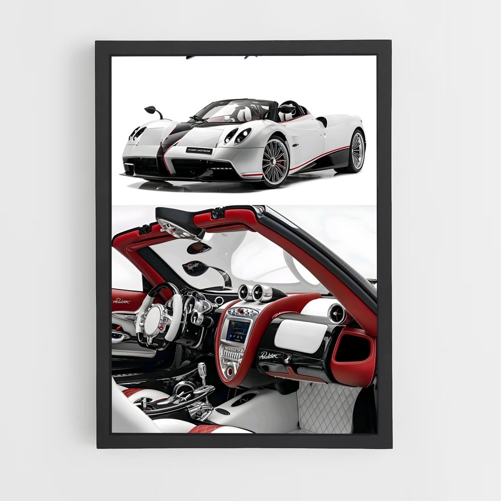 Poster Hyperdrive Huayra – affiche Pagani (vue 2)