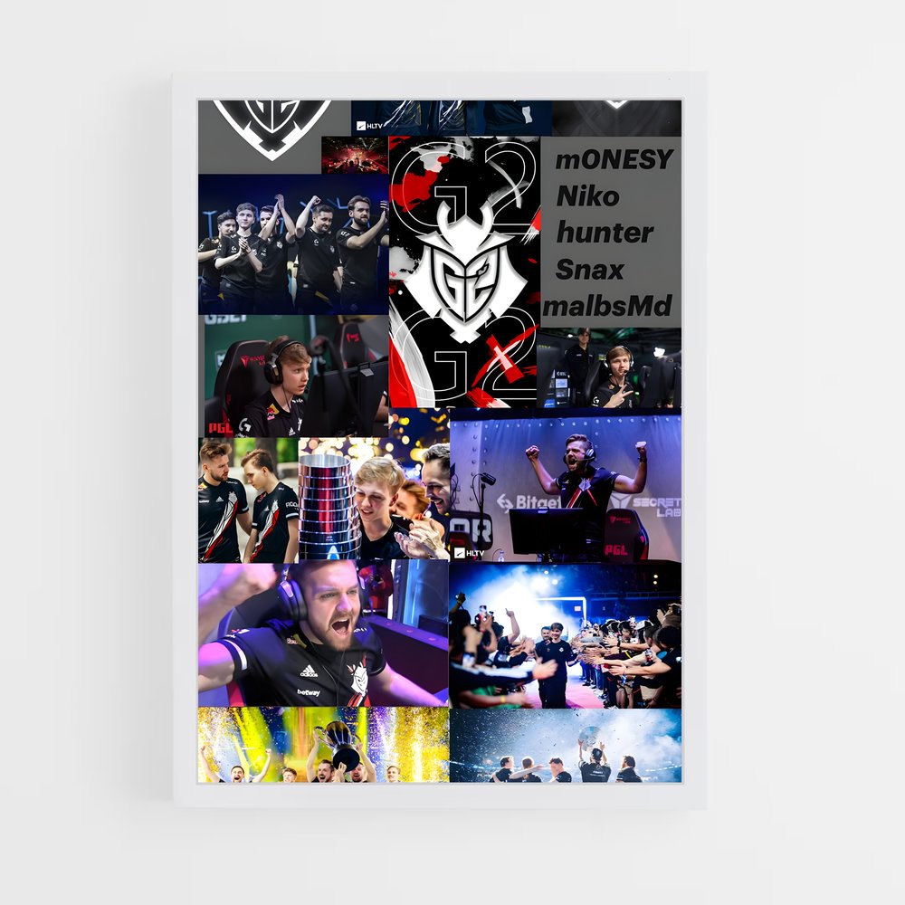 Poster No One's Echo – affiche Esports (vue 3)