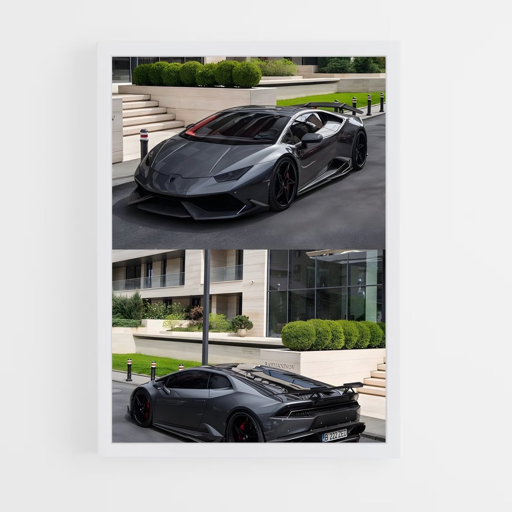 Poster Huracan L'état – affiche Lamborghini (vue 3)