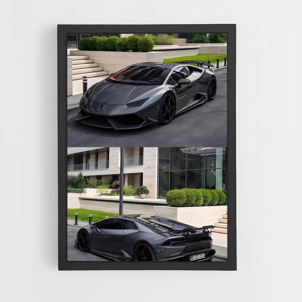 Poster Huracan L'état – affiche Lamborghini (vue 2)