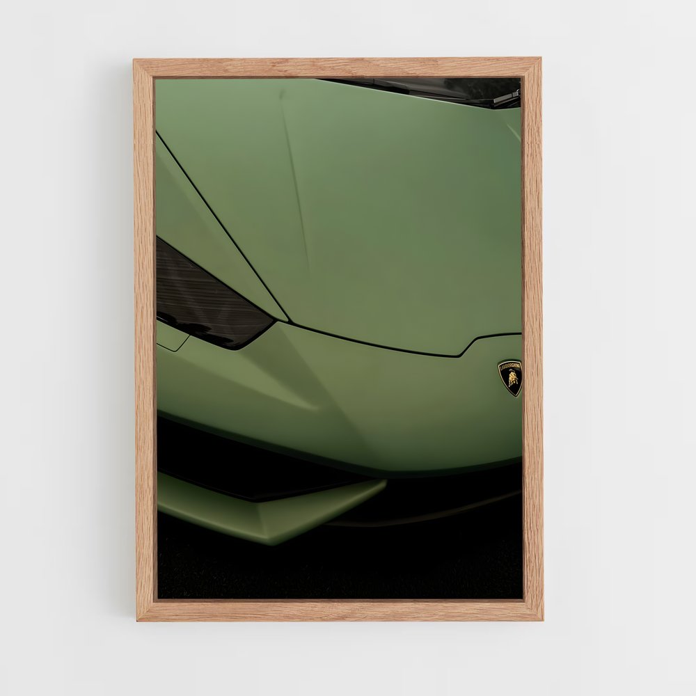 Poster Huracan Vert – affiche Lamborghini (vue 4)