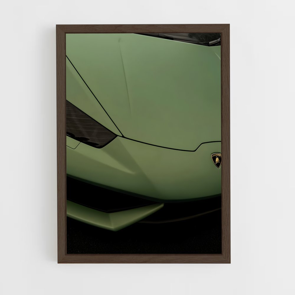 Poster Huracan Vert – affiche Lamborghini (vue 5)