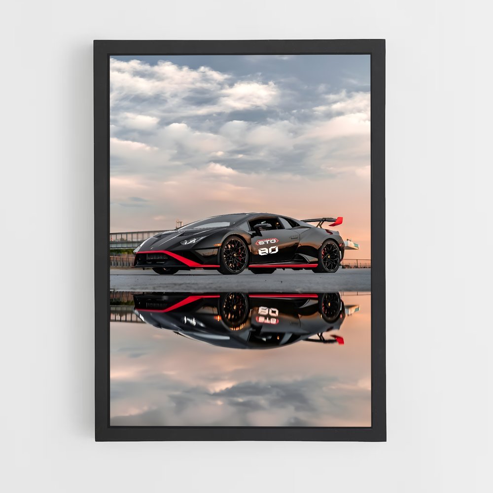 Poster Huracan Fury – affiche Lamborghini (vue 2)