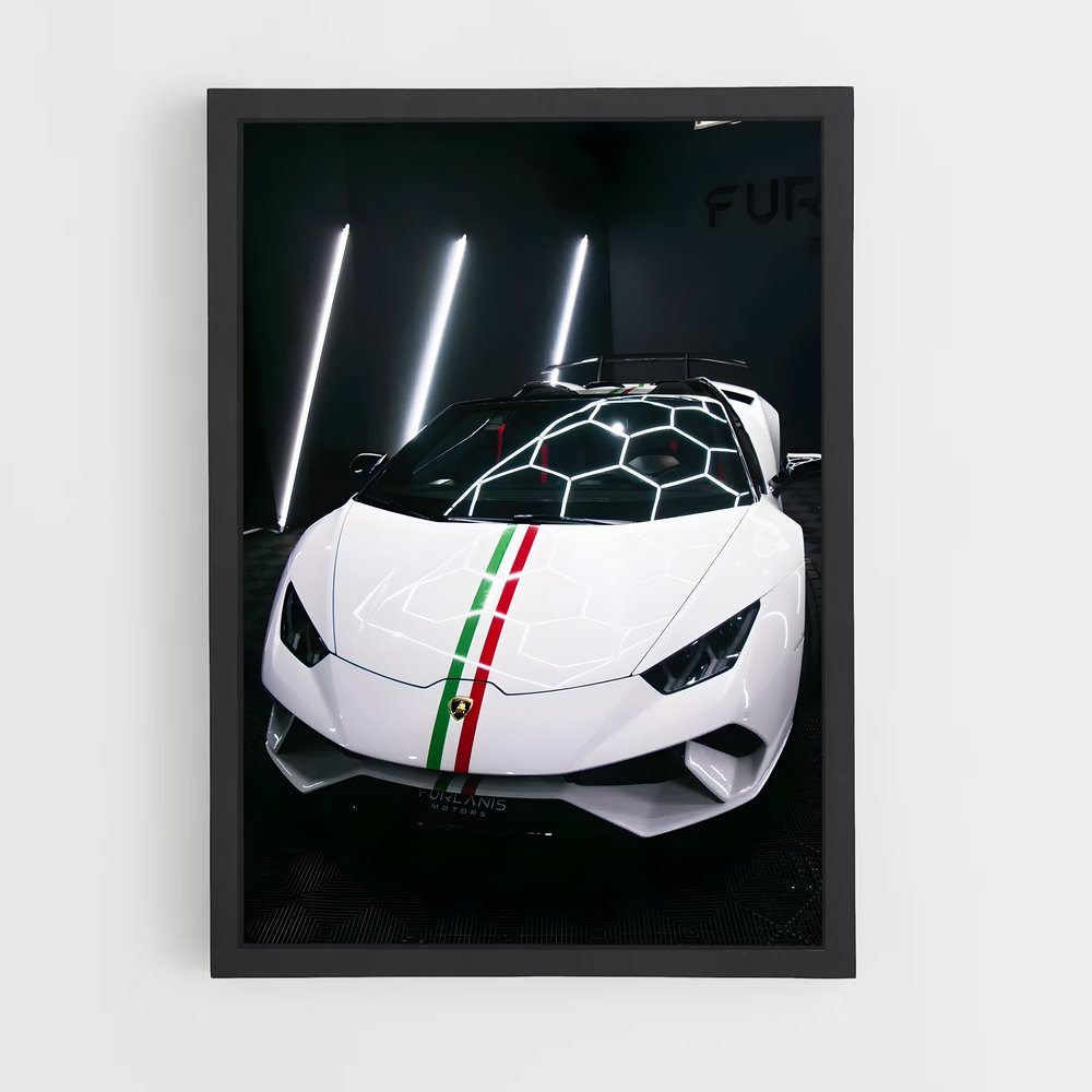 Poster Huracan Racer – affiche Lamborghini (vue 2)