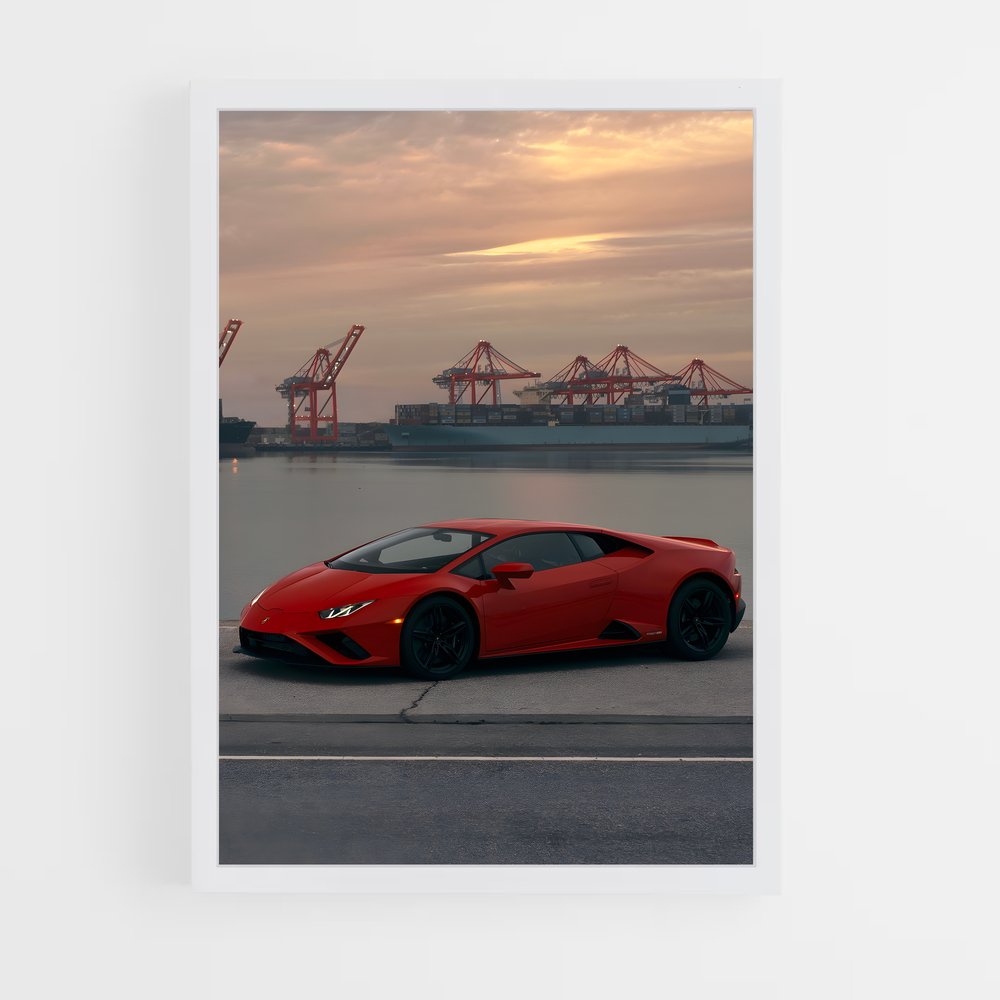 Poster Vitesse et Marée – affiche Lamborghini (vue 3)