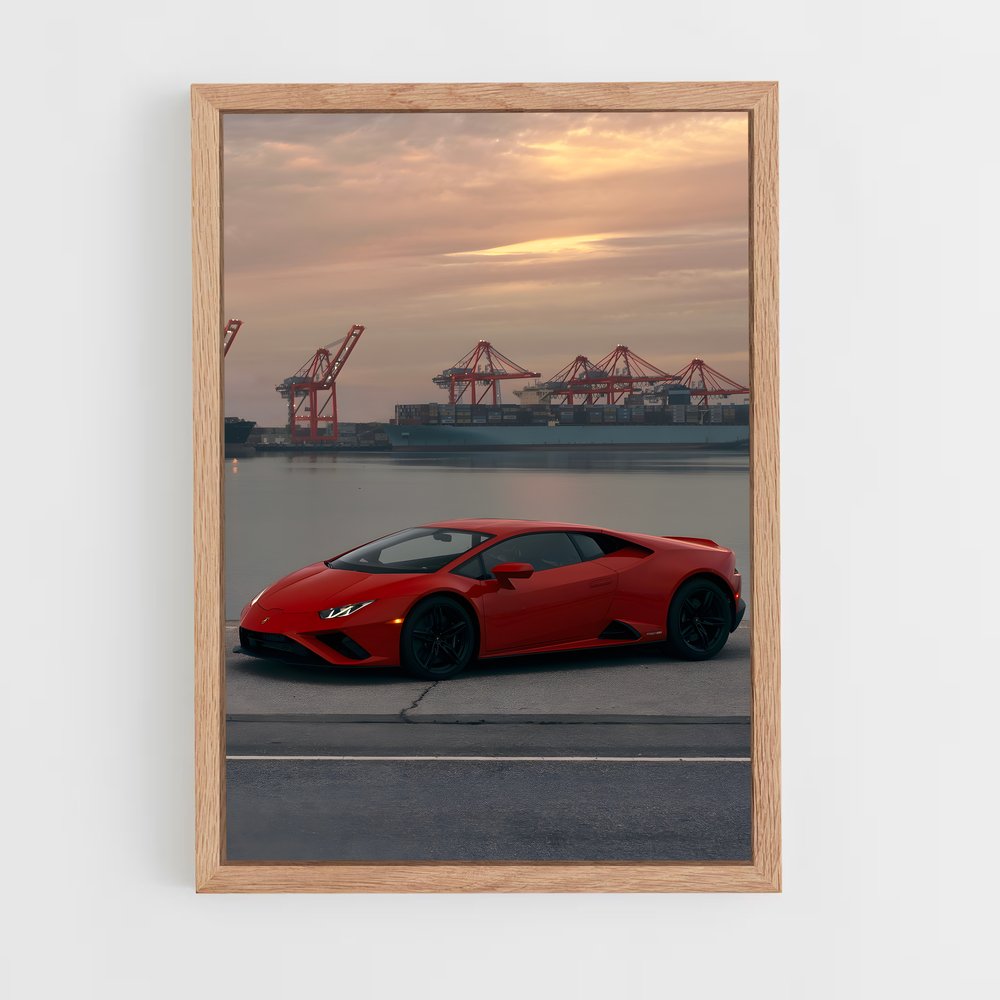 Poster Vitesse et Marée – affiche Lamborghini (vue 4)