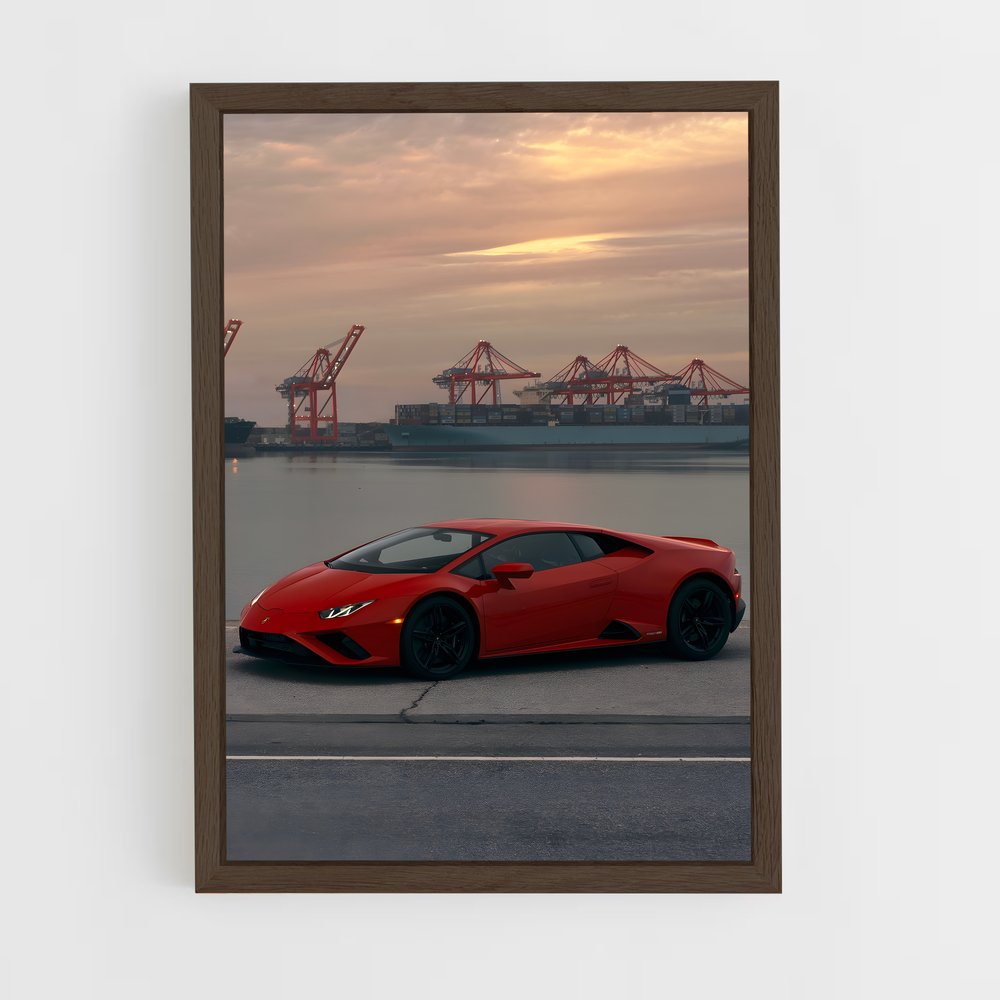 Poster Vitesse et Marée – affiche Lamborghini (vue 5)
