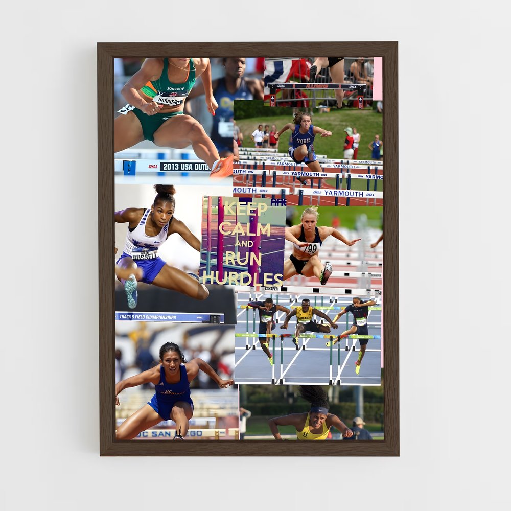 Poster Athlètes en Action – affiche Athlétisme (vue 5)