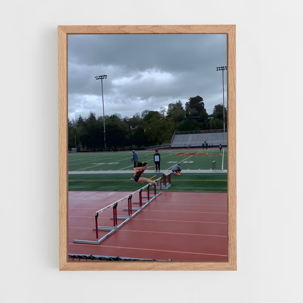 Poster Hurdles de obstacles – affiche Athlétisme (vue 4)