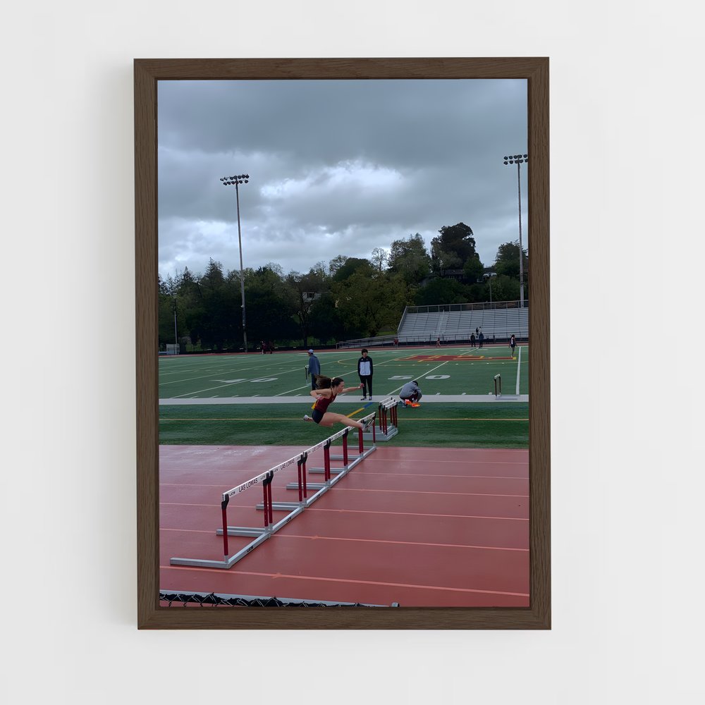 Poster Hurdles de obstacles – affiche Athlétisme (vue 5)