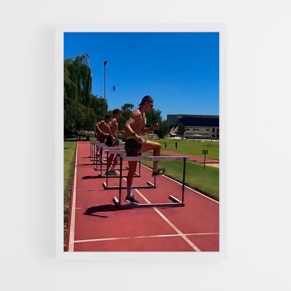 Poster Saut de Hauteur – affiche Athlétisme (vue 3)