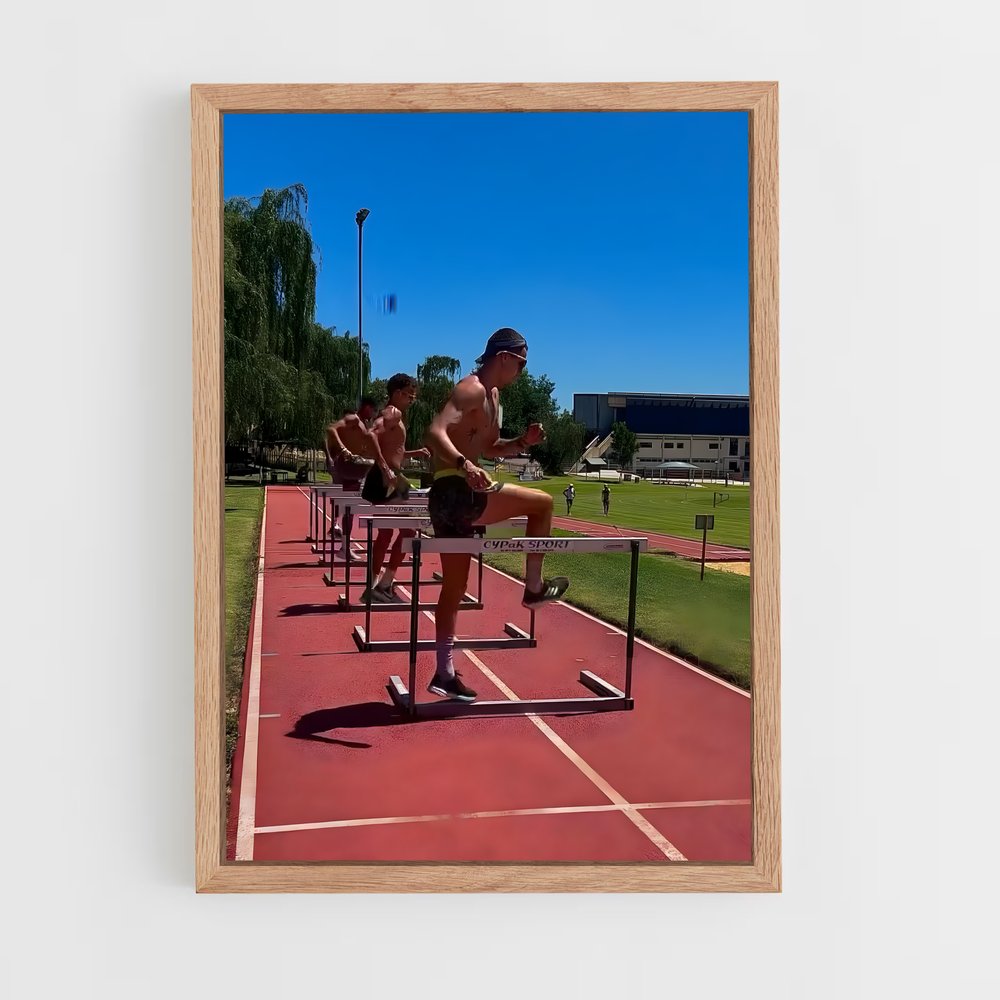Poster Saut de Hauteur – affiche Athlétisme (vue 4)