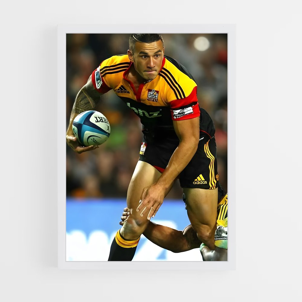 Poster Course au Triomphe – affiche Rugby (vue 3)