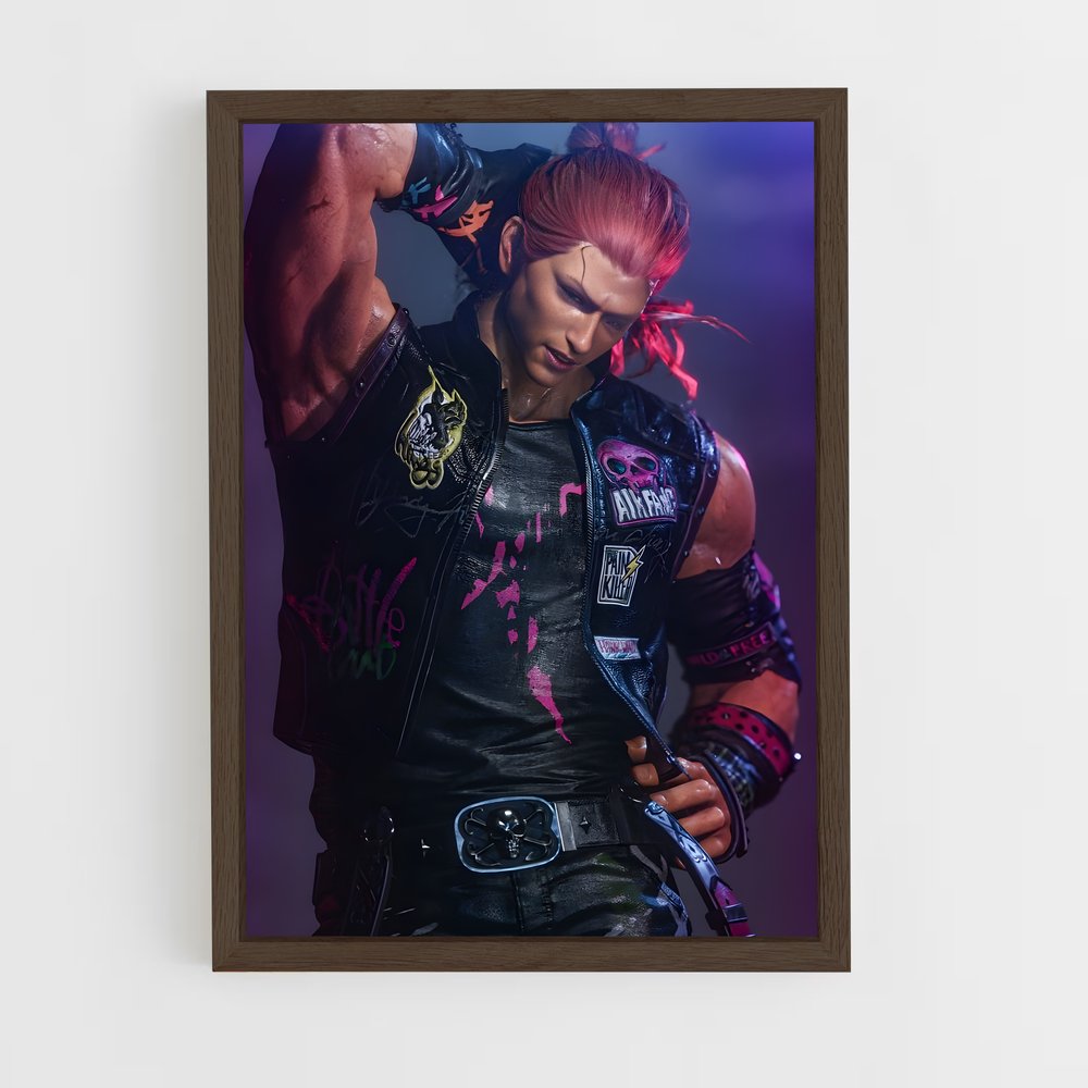 Poster Mic Check Hwoarang – affiche Tekken (vue 5)
