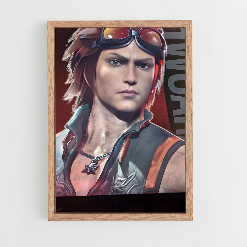 Poster Hwoarang: Gunfighter – affiche Tekken (vue 4)