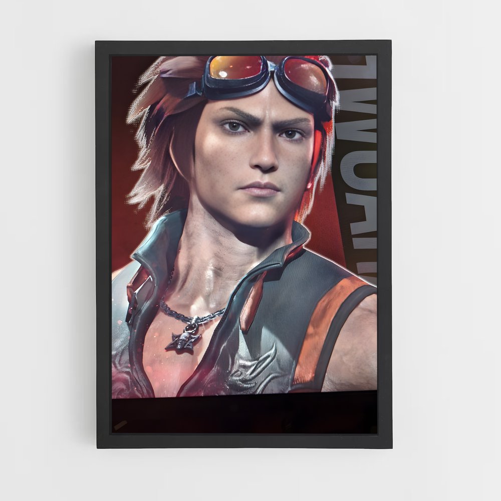 Poster Hwoarang: Gunfighter – affiche Tekken (vue 2)