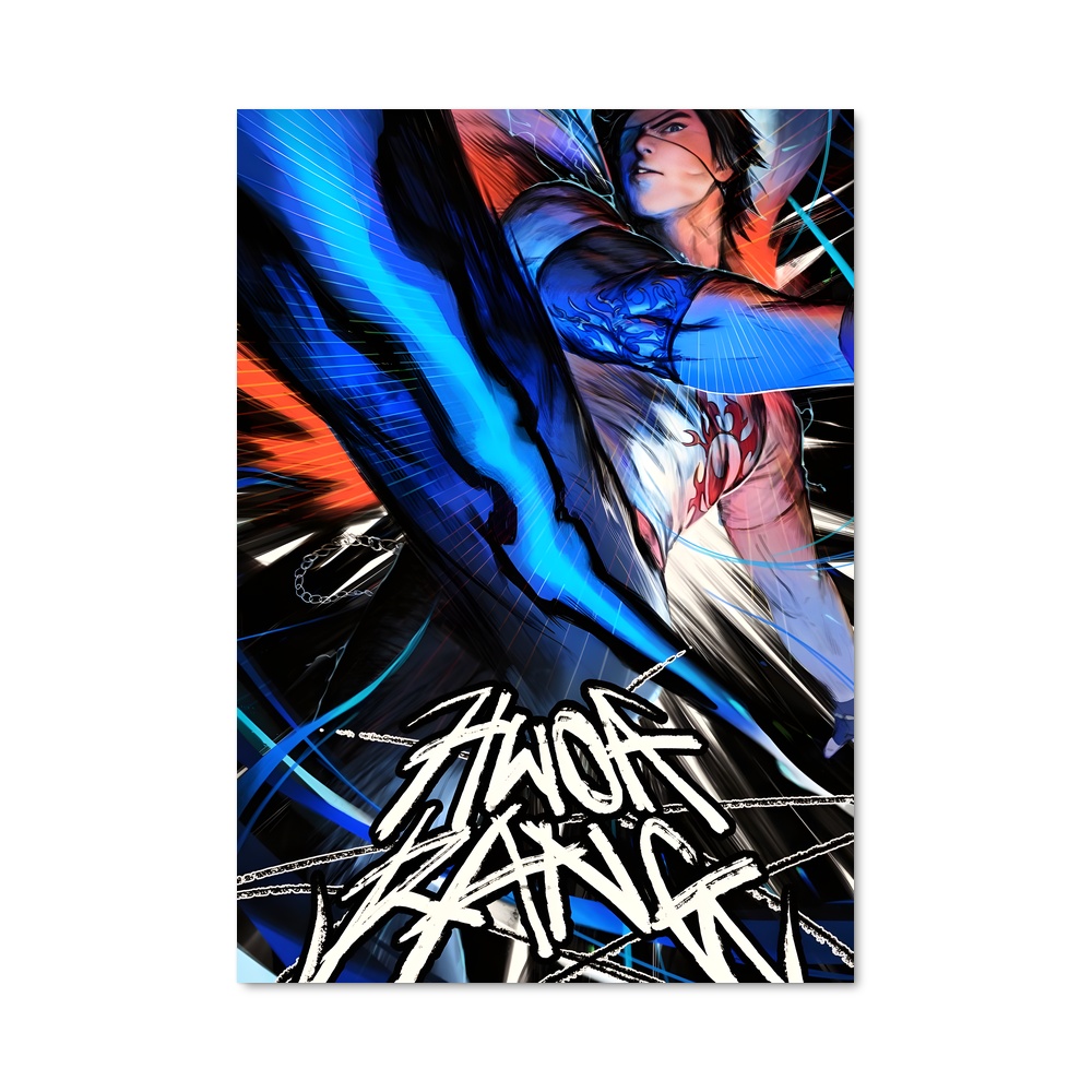 Poster Hwoarang Combat – affiche Tekken