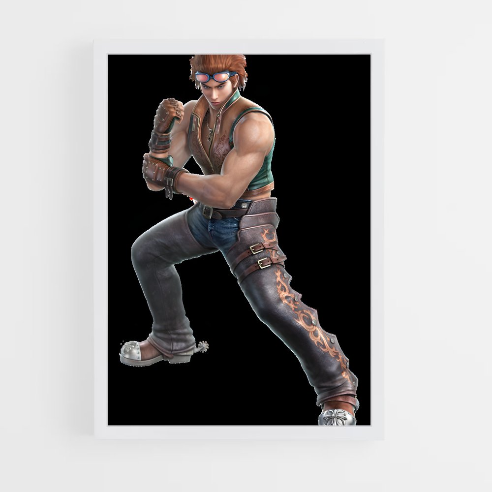 Poster Hwoarang: L'Art du Combat – affiche Tekken (vue 3)