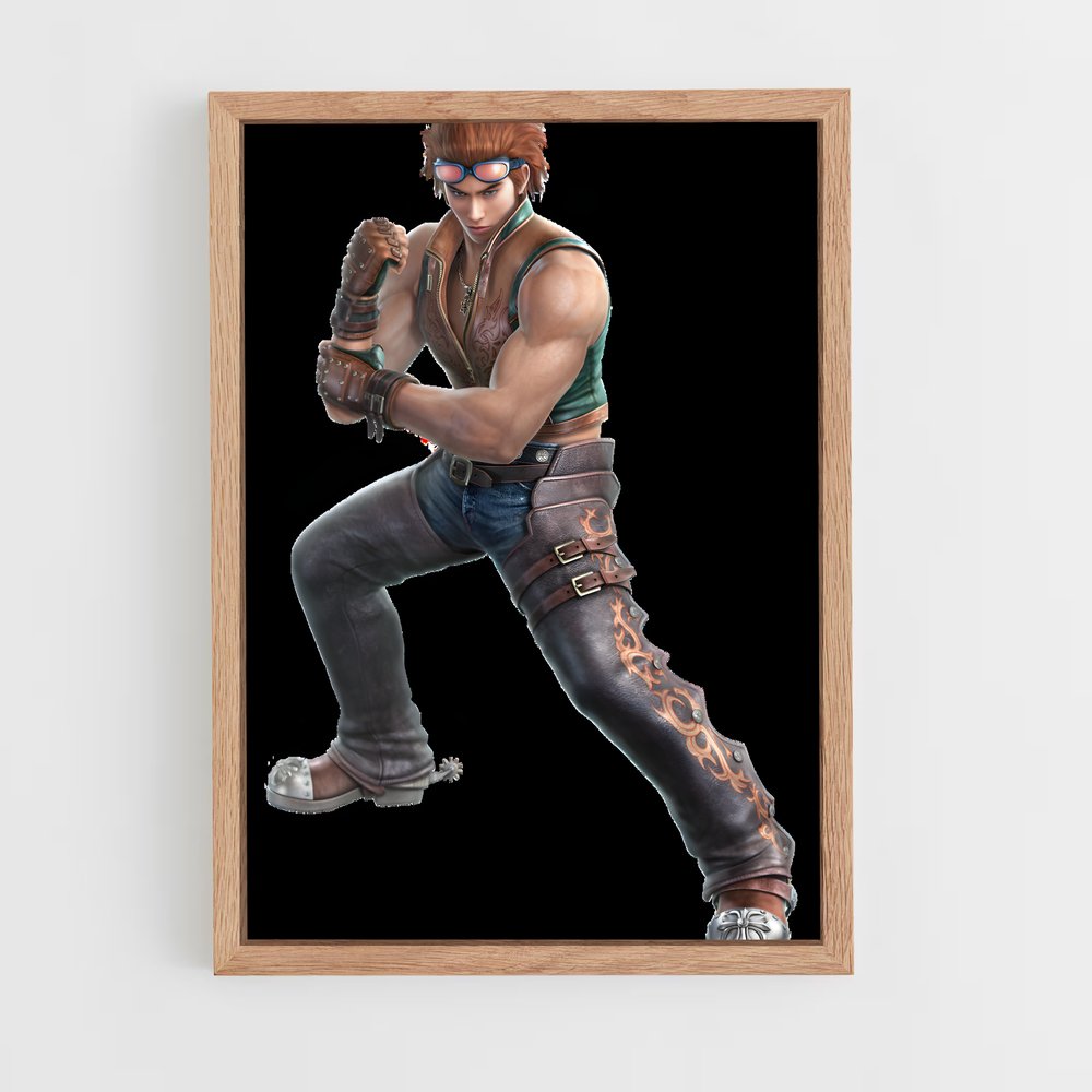 Poster Hwoarang: L'Art du Combat – affiche Tekken (vue 4)