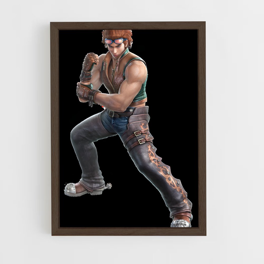Poster Hwoarang: L'Art du Combat – affiche Tekken (vue 5)