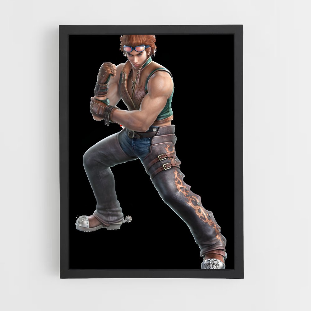 Poster Hwoarang: L'Art du Combat – affiche Tekken (vue 2)