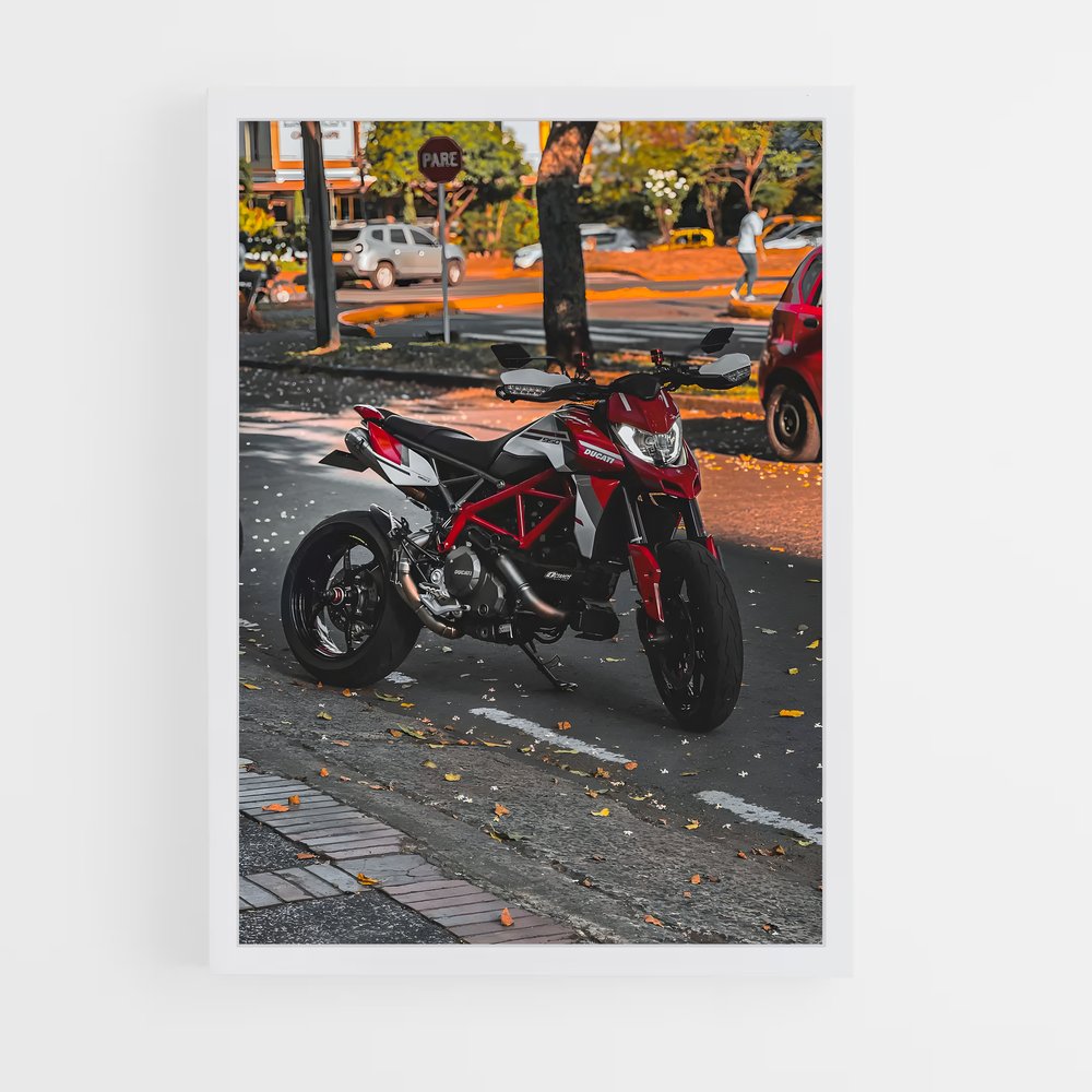 Poster incroyable Hypermotard – affiche Ducati (vue 3)
