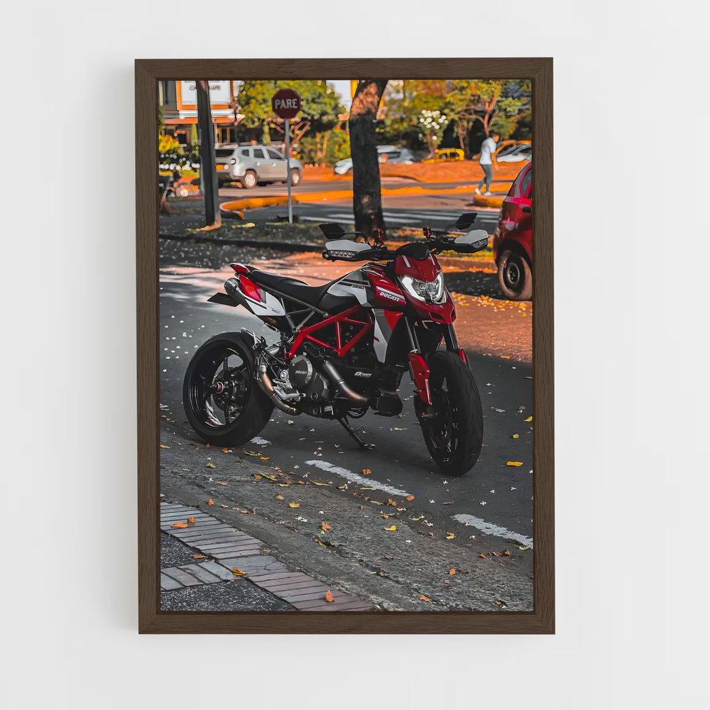 Poster incroyable Hypermotard – affiche Ducati (vue 5)
