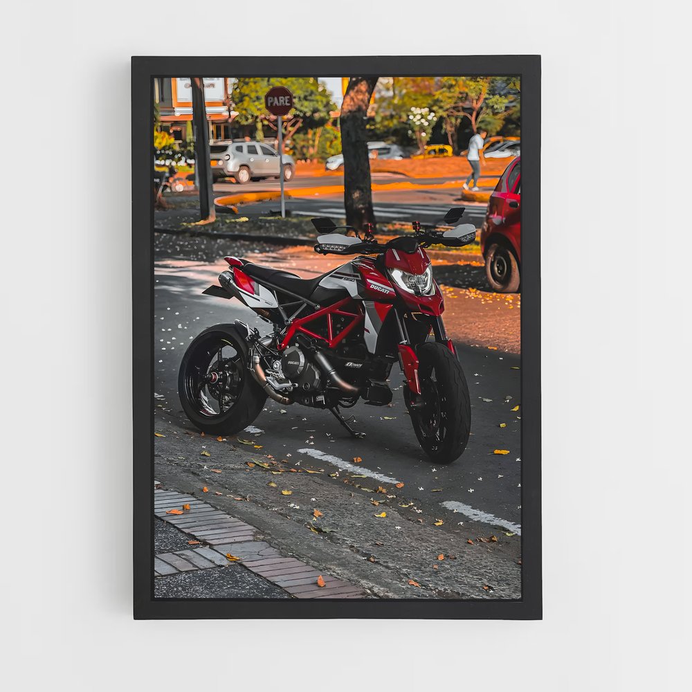 Poster incroyable Hypermotard – affiche Ducati (vue 2)