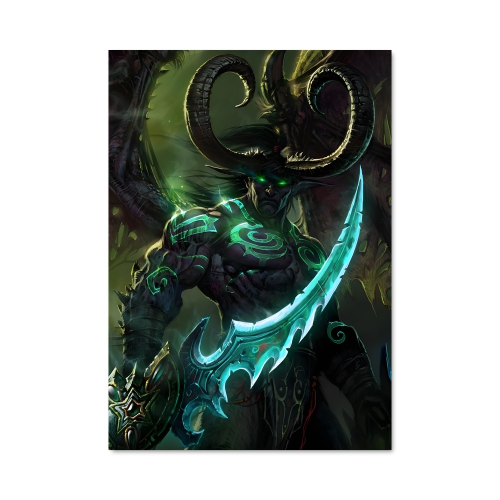 Poster Illidan, le Seigneur des Ombres – affiche World of Warcraft