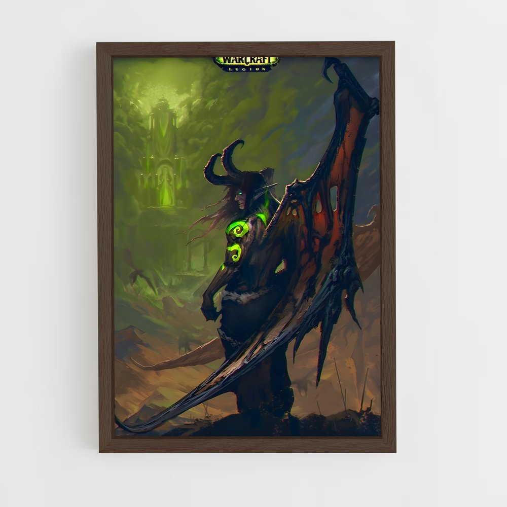 Poster Illidan le Dragon de Guerre – affiche World of Warcraft (vue 5)