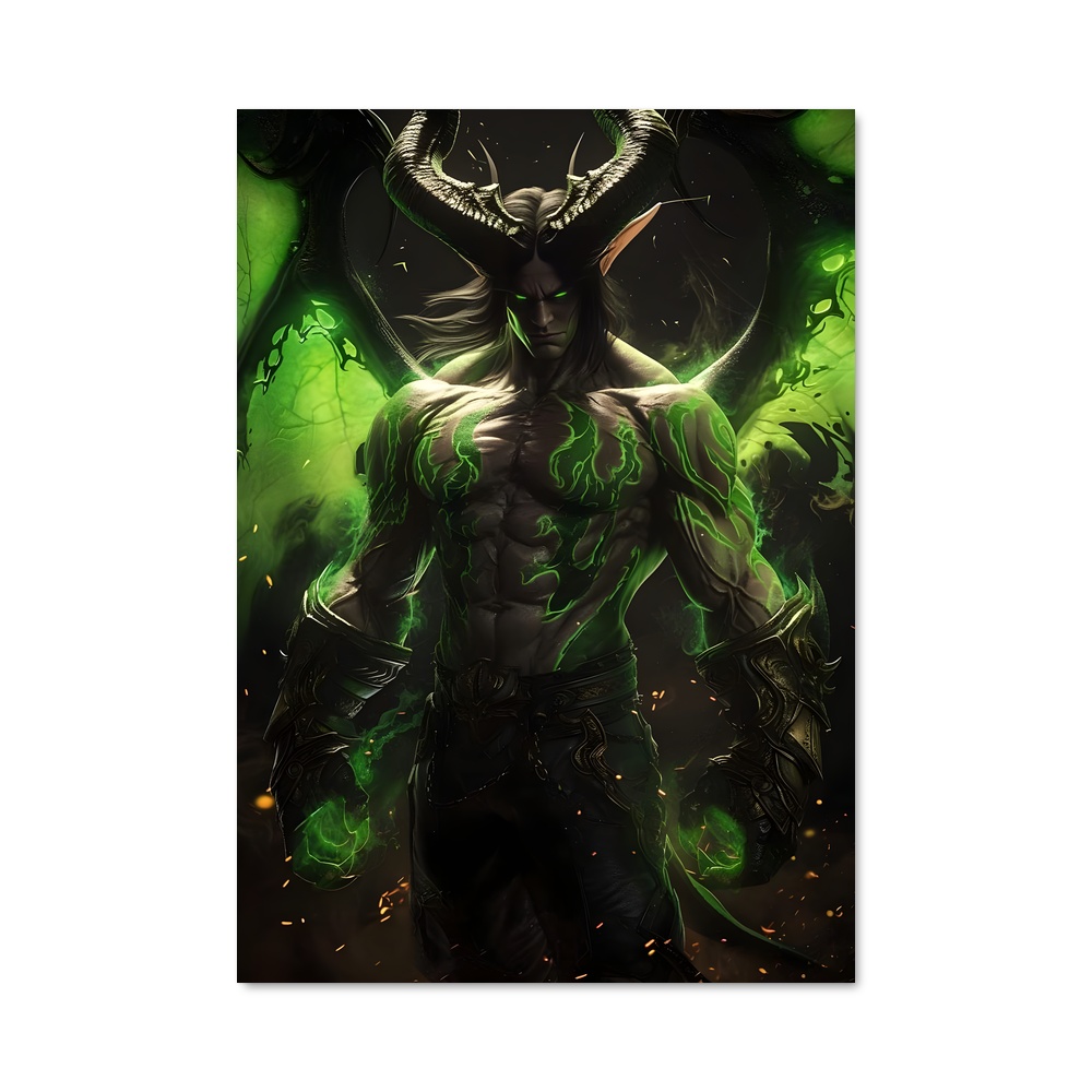 Poster L'Enfer Intérieur – affiche World of Warcraft