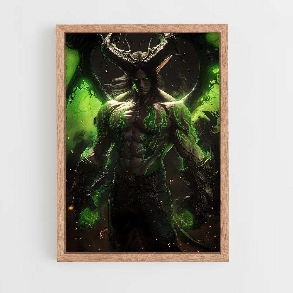 Poster L'Enfer Intérieur – affiche World of Warcraft (vue 4)