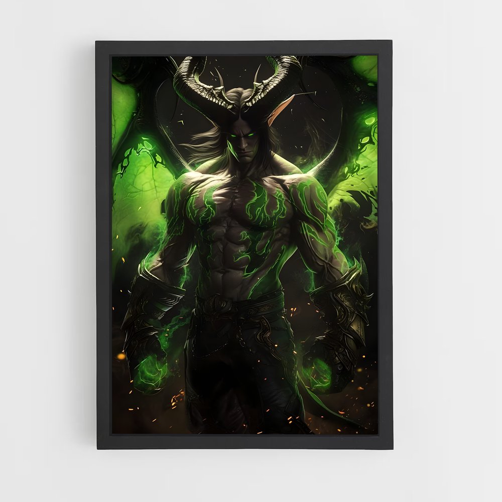 Poster L'Enfer Intérieur – affiche World of Warcraft (vue 2)
