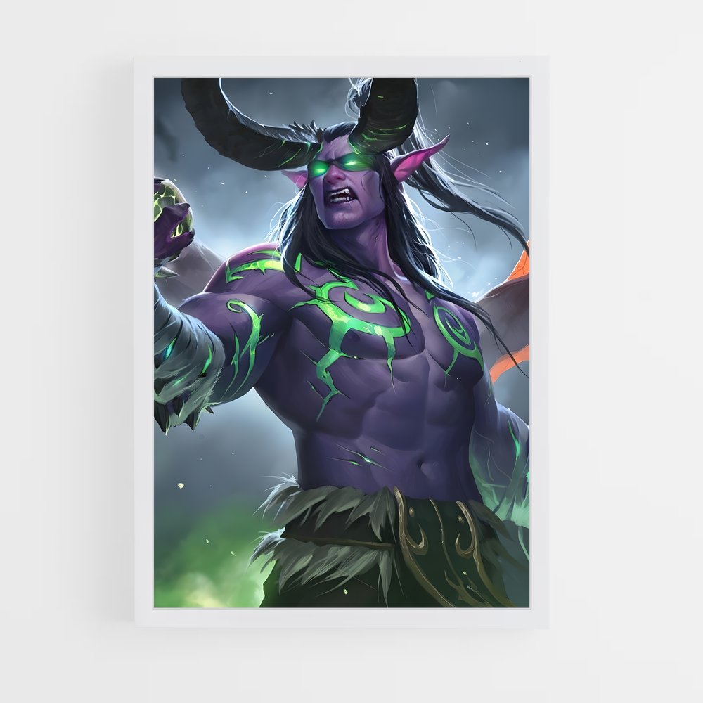 Poster La Guerrière Mystique – affiche World of Warcraft (vue 3)